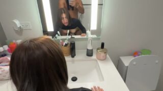 Angela Alvarez Viral Video Sextape Fucking Doggy In Bathroom